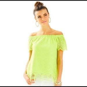 Lilly Pulitzer off-shoulder top